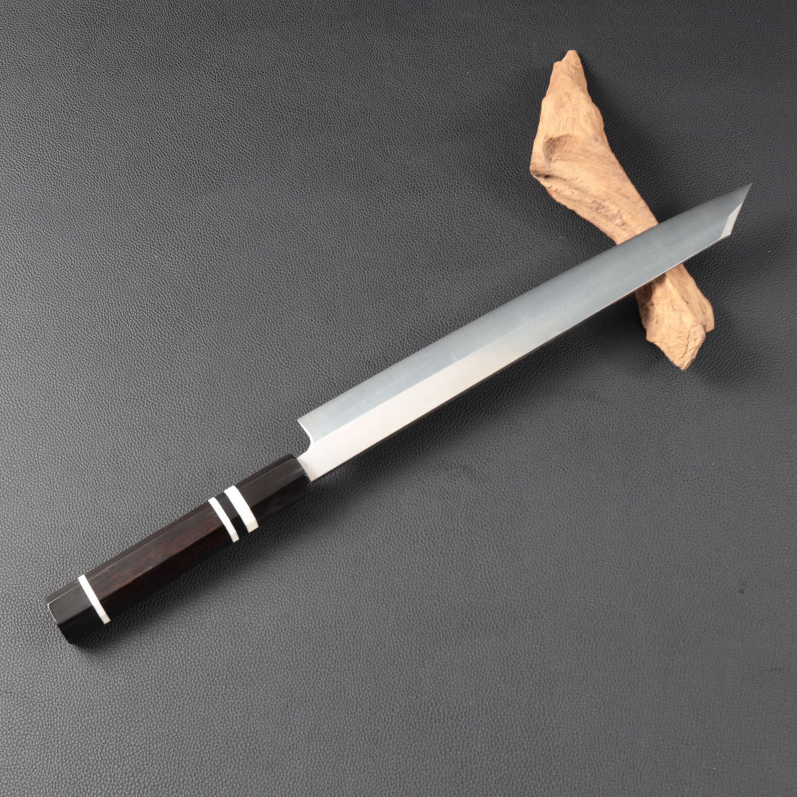 包丁 日本製 KC-719 関兼常 源兼正 Mシリーズ 全鋼 口金付 黒合板柄 洋