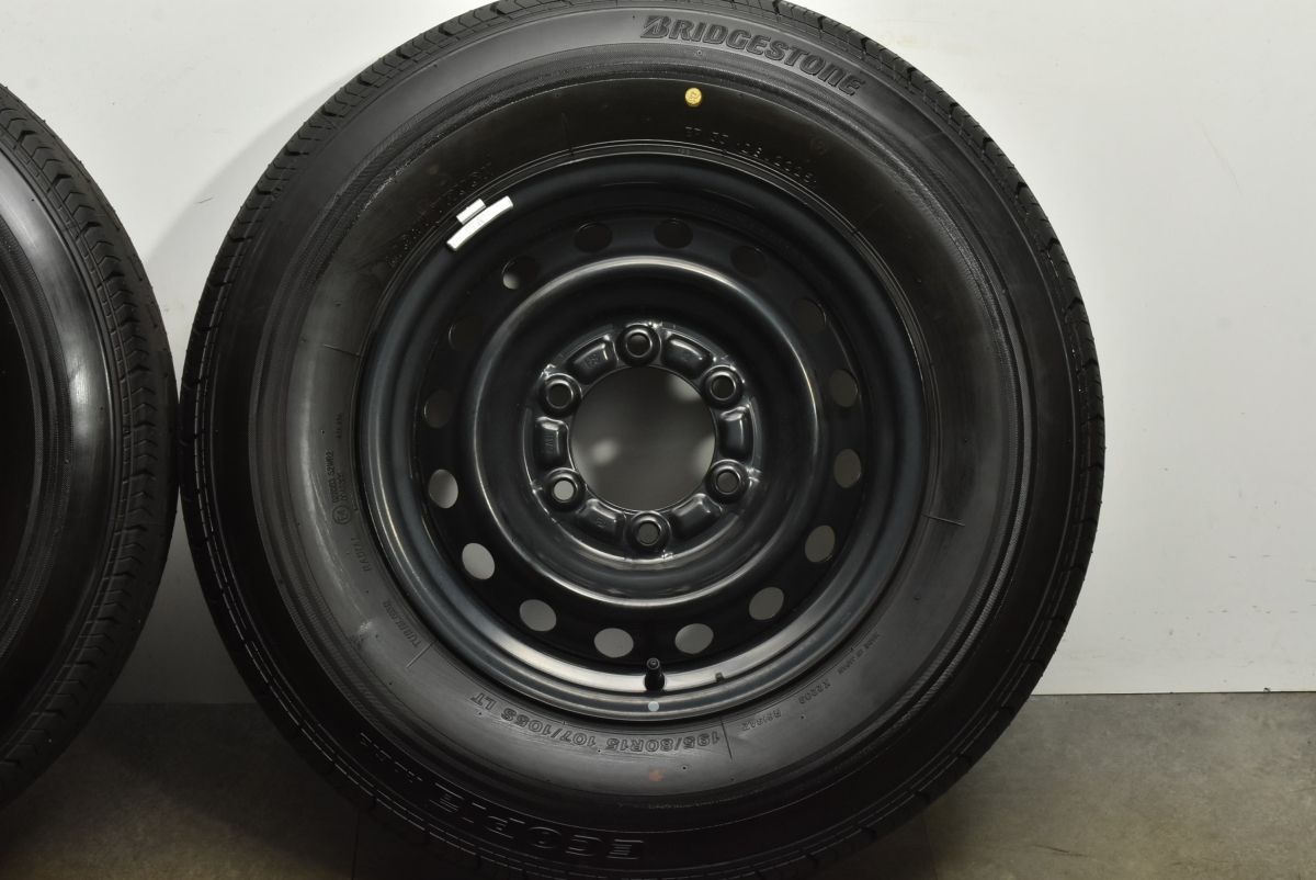 195/80r15純正ホイール付き ハイエース新車外し ブリヂストン