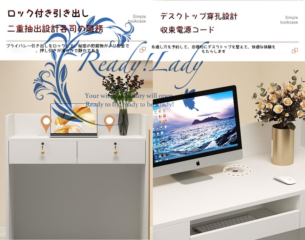 レジカウンター 受付カウンター カウンターテーブル 小型受付カウンターテーブル 婦人服店 レセプショ レジ係カウンター 木製 おしゃれ モダンなデザインの受付デスク 120x40x90cm MARWIL-DEMENAGEMENTS_CH