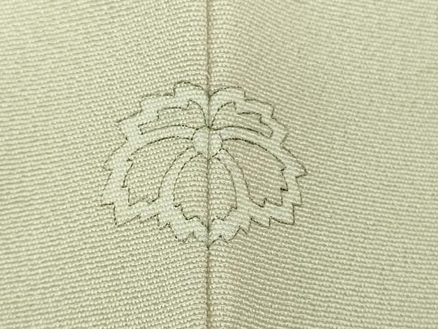 平和屋着物□極上 本加賀友禅作家 湯本エリ子 訪問着 笹の葉 象牙色地  