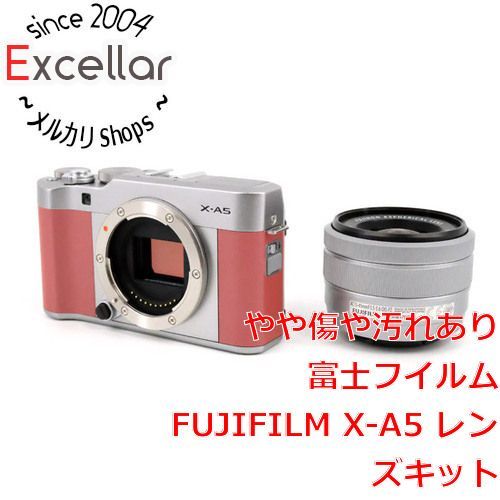 bn:8] FUJIFILM製 ミラーレス一眼カメラ X-A5 レンズキット X-A5LK-P ピンク 元箱あり - メルカリ