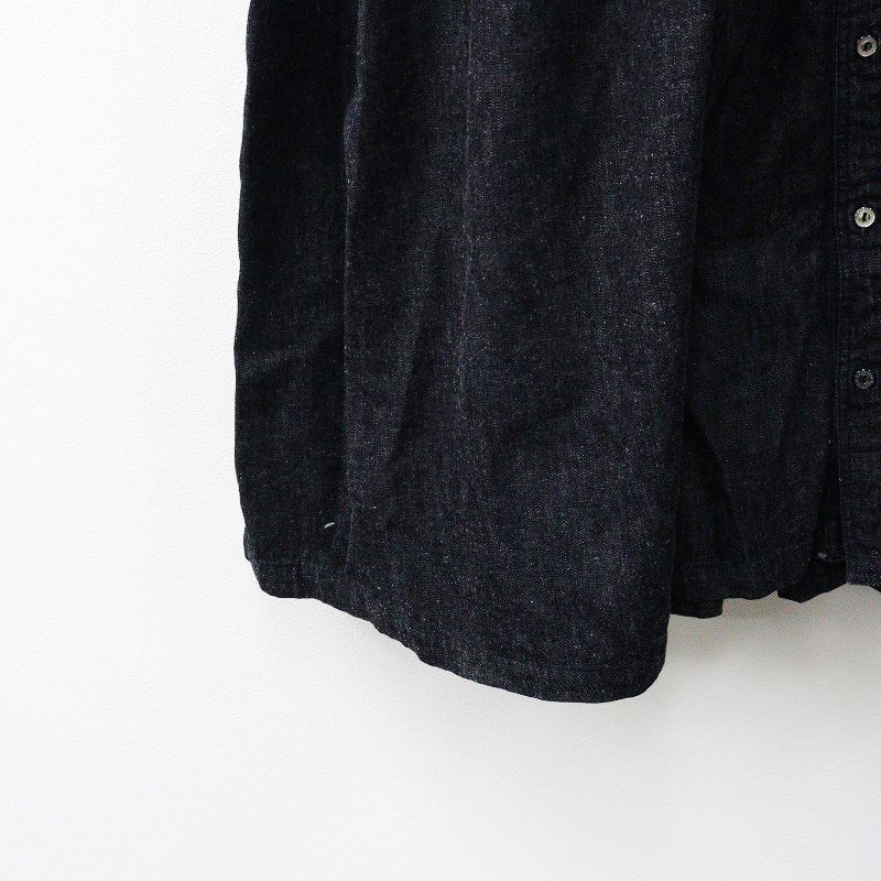2023AW ネストローブ nest Robe コットンリネンダンガリーギャザー  