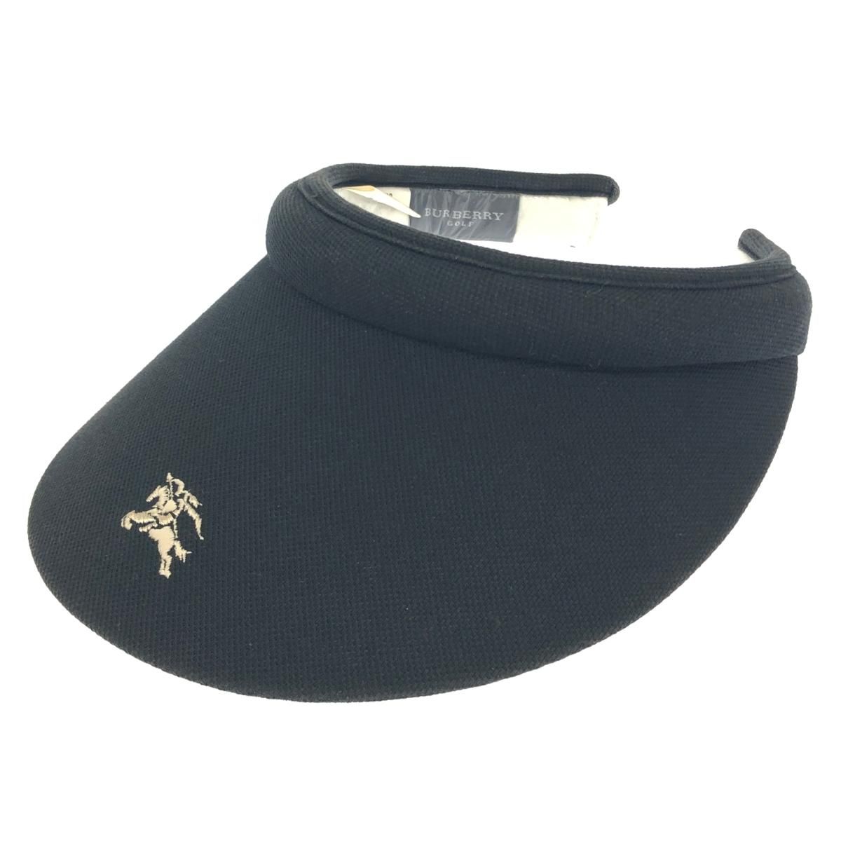【新品】BURBERRY GOLF バーバリーゴルフ ノバチェック柄パイピング サンバイザー ブラック フリーサイズ 男女兼用 BURBERRY GOLF バーバリーゴルフ サンバイザー ノバチェック