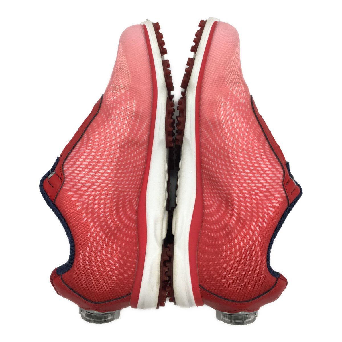 中古 フットジョイ FootJoy ゴルフシューズ 22.5 赤 レッド emPOWER