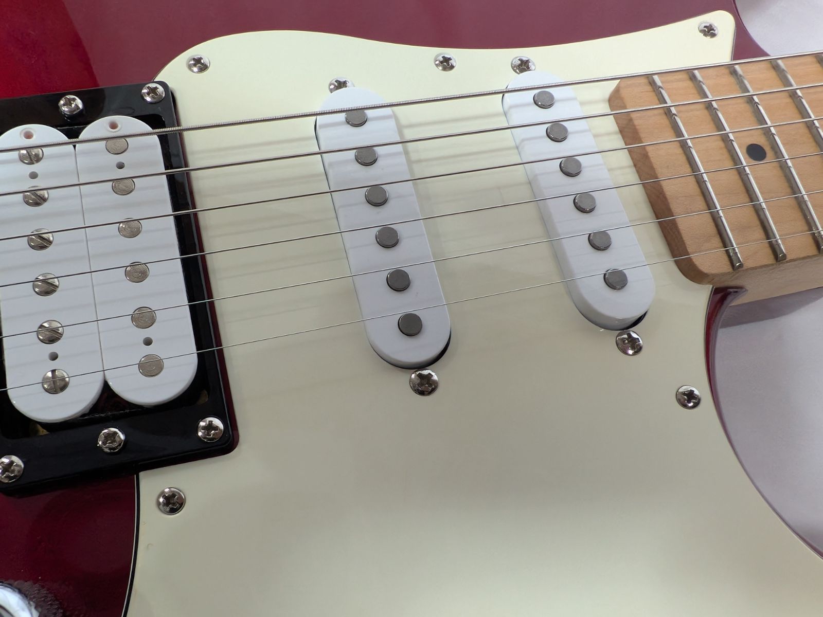 エレキギター レッドメタリック