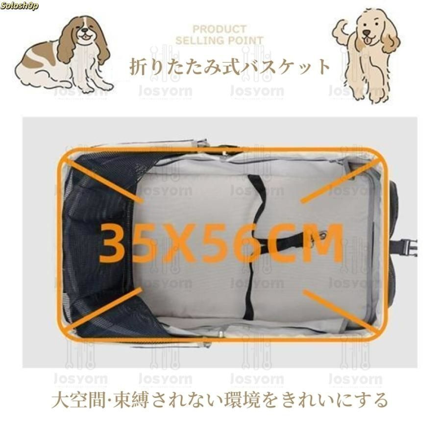 ペットカート 小型犬 分離式 犬カート 軽快走行 4輪ペットカート 対面式 ペットキャリー 犬用バギー 折りたたみ式 カート ショッピングモー