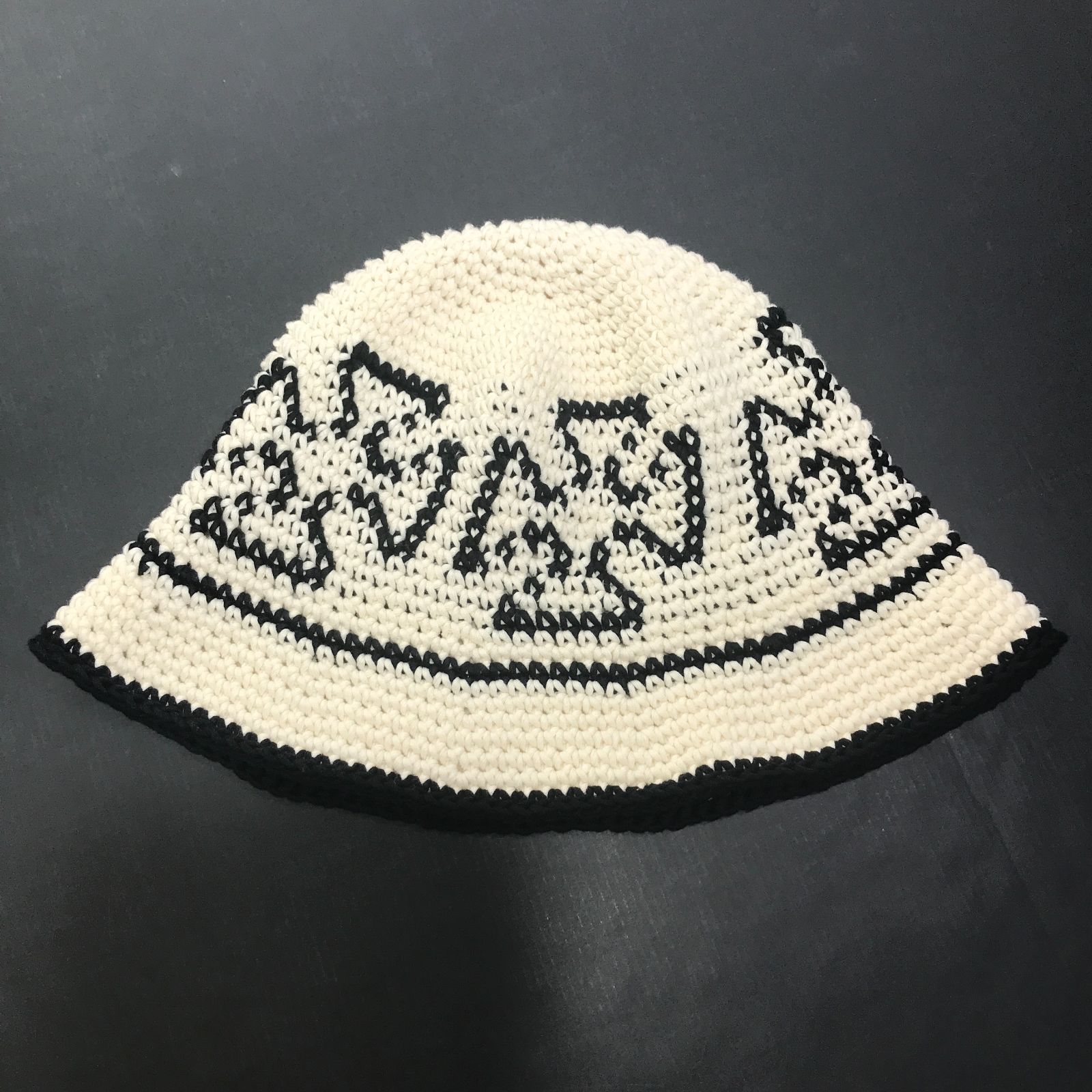 城東79-018 made in KEY × MFC アイアンクロス クロケットハット アイボリー