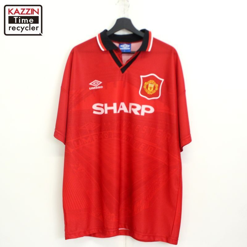 94-96年 UMBRO マンチェスターユナイテッド 半袖 ユニフォーム XL 94-96年 UMBRO マンチェスターユナイテッド 半袖 ユニフォーム XL