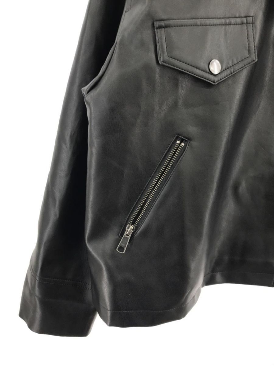 JEANASIS ジーナシス フェイクレザー ビッグシルエット