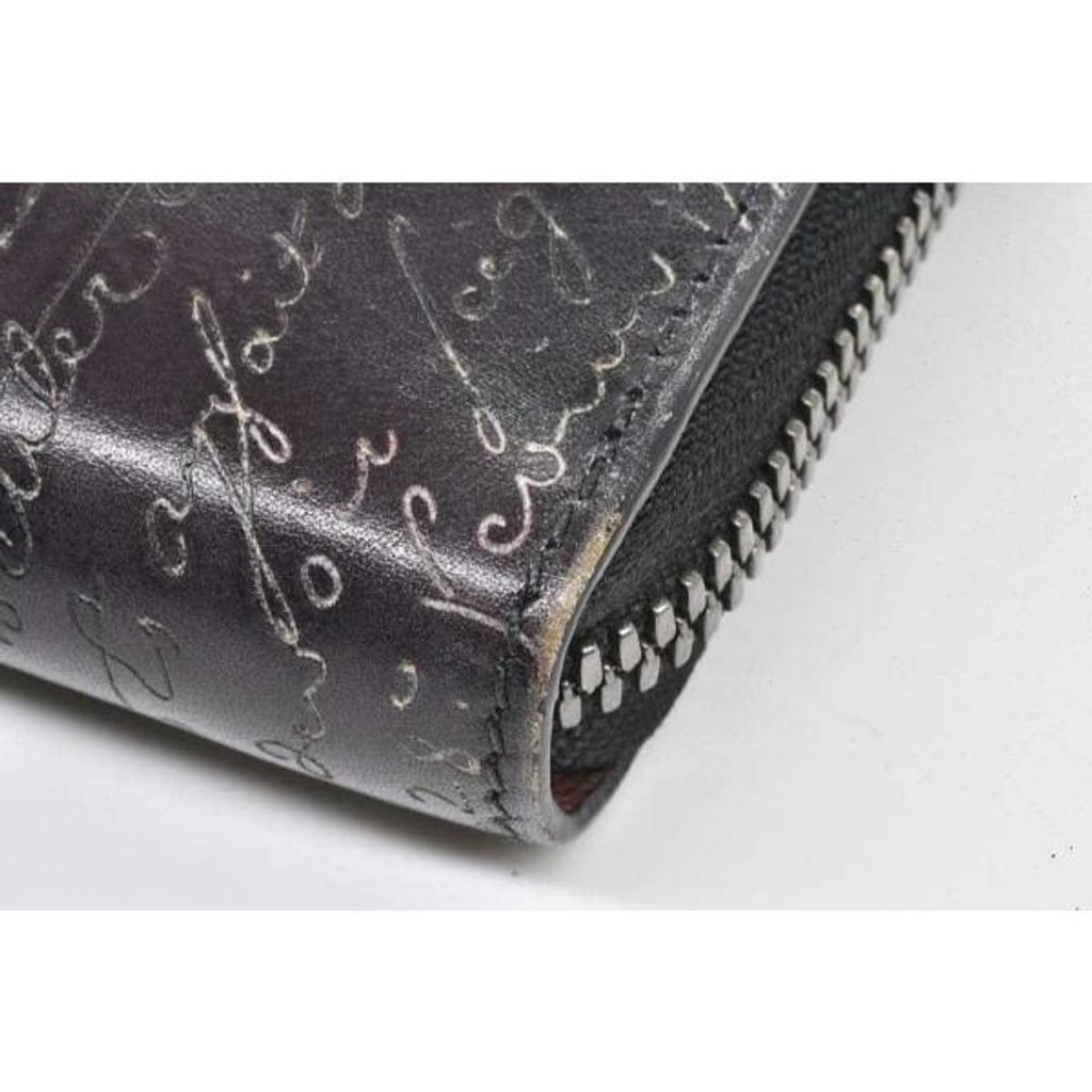 ベルルッティ イタウバ スクリットレザー ロングジップウォレット