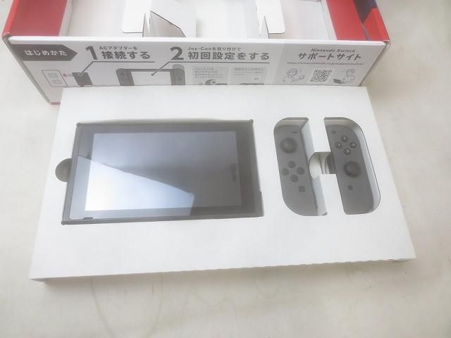 品 ゲーム Nintendo switch ニンテンドースイッチ 本体 HAC-001 -01 動作品 ジョイコン グレー き