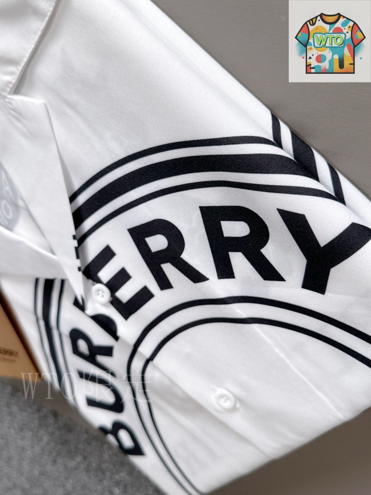 今日WTO】Burberry 2025 夏 ロゴ?布 カップル用シャツ-CI29