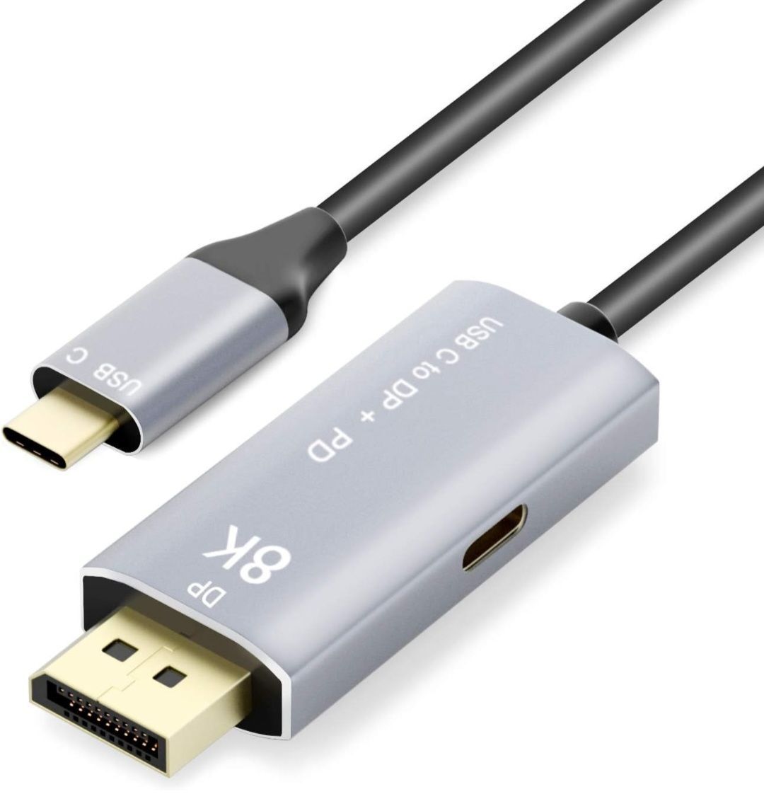 YIWENTEC USB C - DisplayPort 1.4 8Kケーブル USB-C PD 8K@60Hz 4K