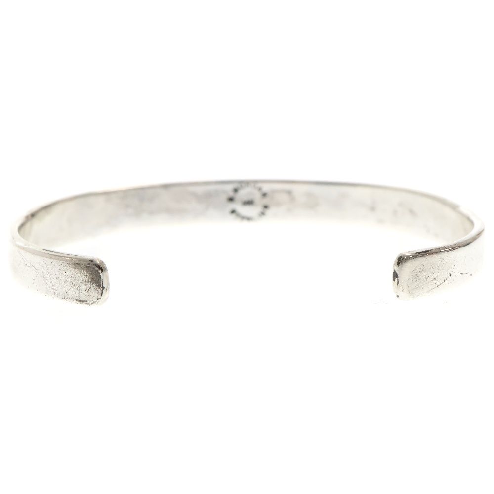 ナバホ族 ブルースモーガン 14k スタンプワーク バングル INDIAN