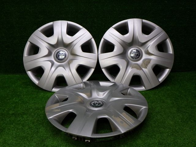 るか2 カローラ ホイールキャップ3枚 NZE121/124 42602-12670 14インチ