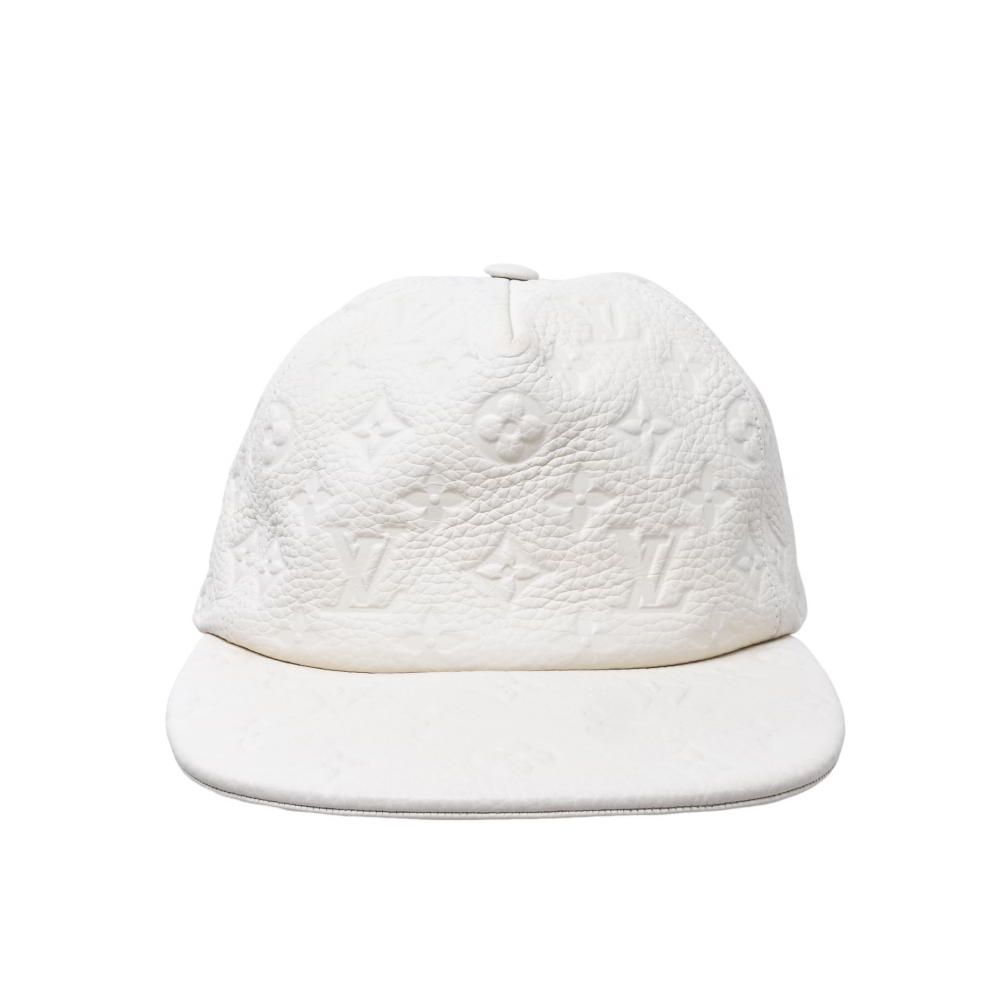 LOUIS VUITTON レザーキャップ 中古・古着通販】LOUIS VUITTON (ルイ ヴィトン) モノグラム型