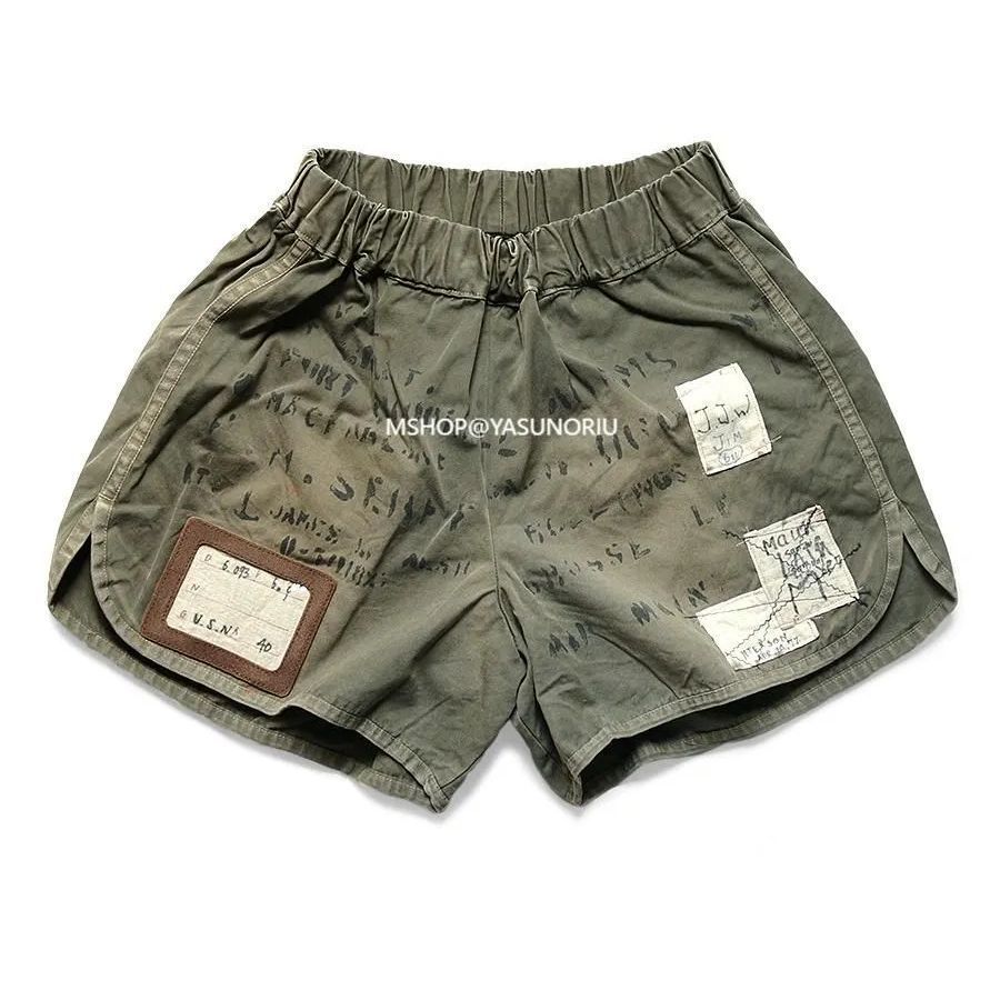 KAPITAL graffiti military shorts ハーフパンツ ゲームショーツ 軍パンツ - メルカリ