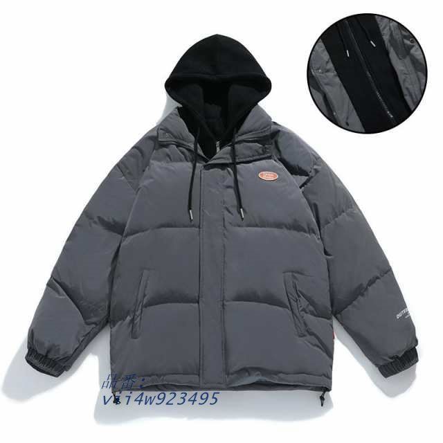 フード付き 中綿コート