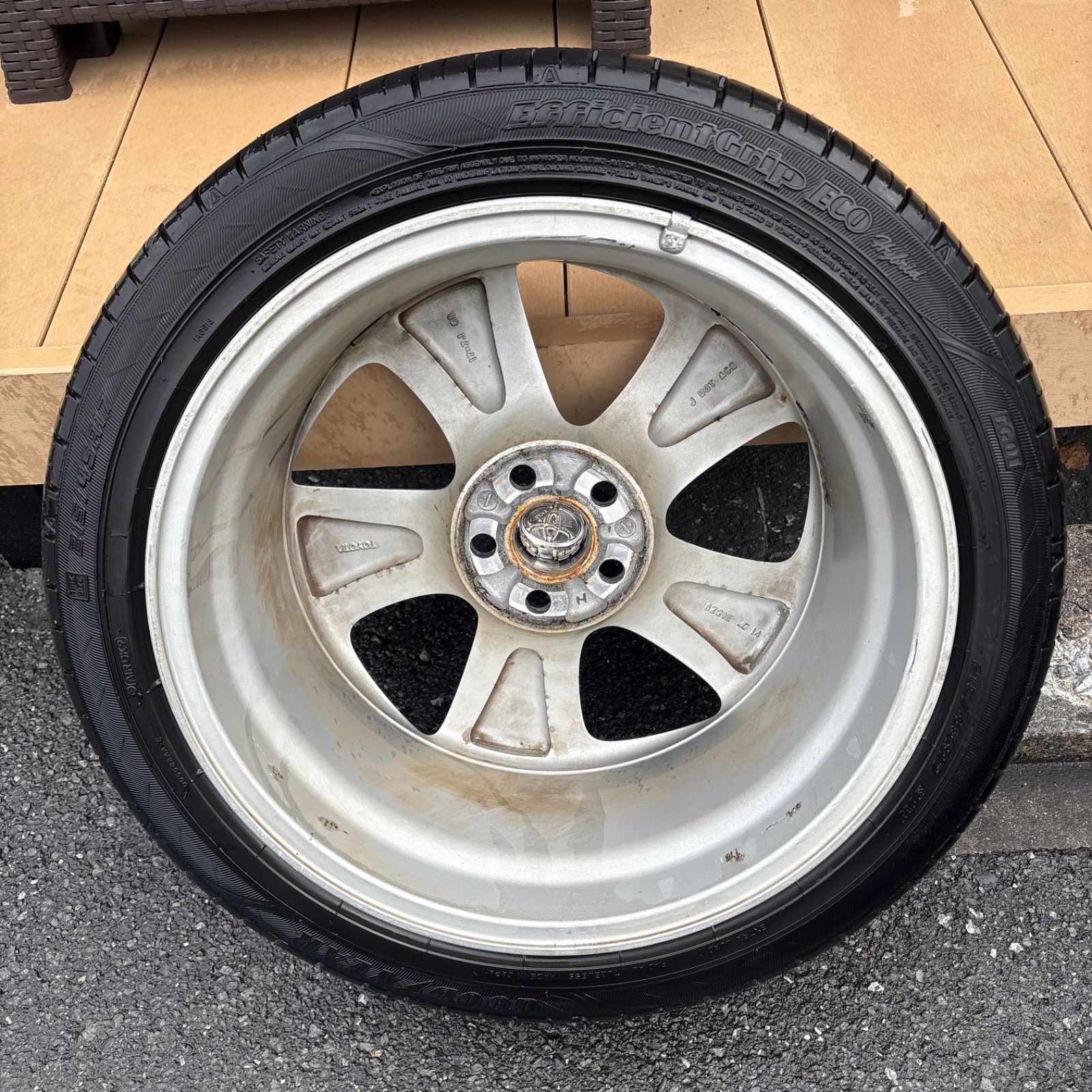 プリウス　30 ツーリングホイール　17インチ　215/45R17 30 プリウス ツーリング 純正ホイールタイヤセット 215/45R17 17