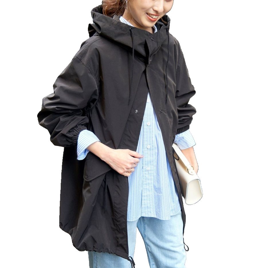 未使用品 Spick and Span 撥水スノーカモパーカーコート38