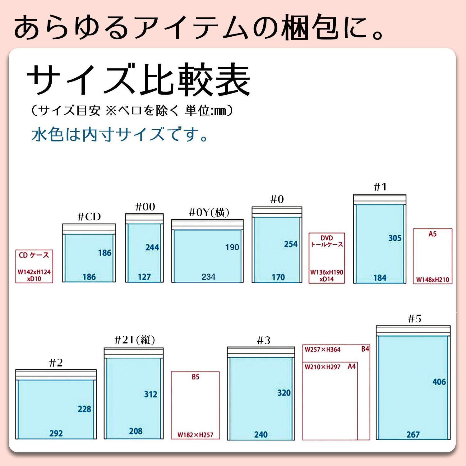 adhoc 販売 クッション封筒 a4向け 3