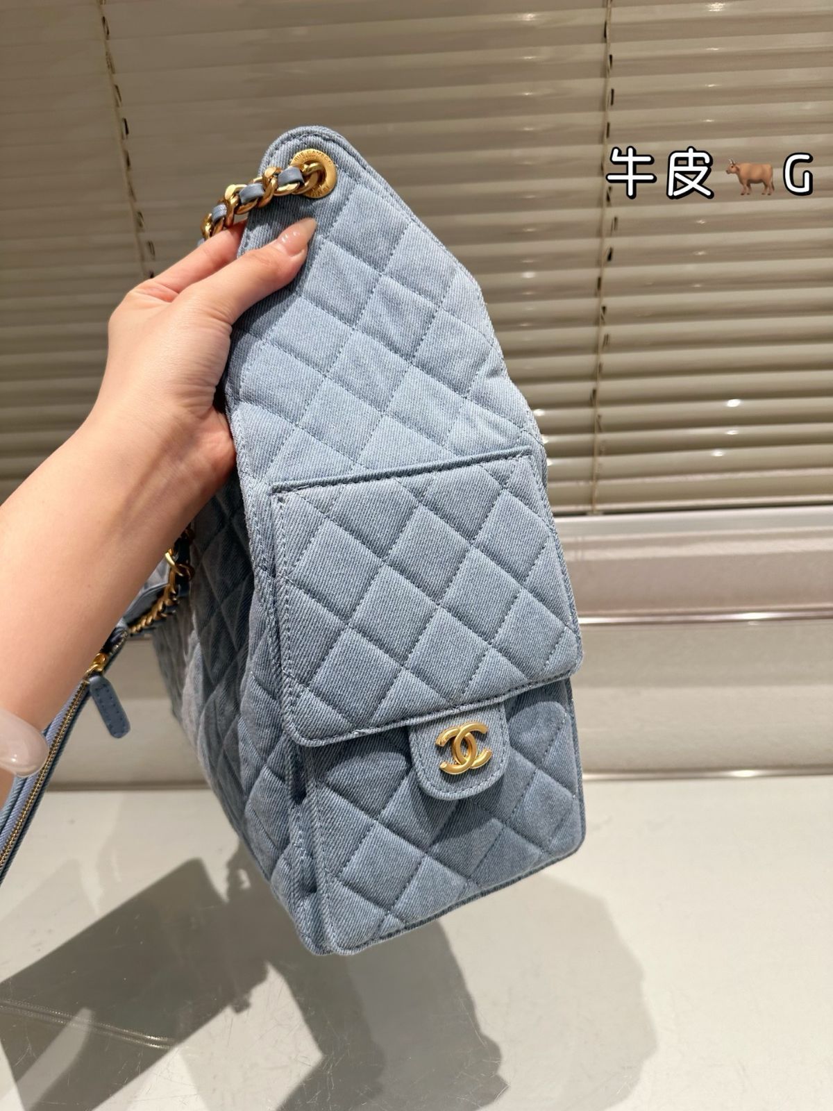 今日特価】Chanel 25s Light Blue Denim Hobo シャネル 25s