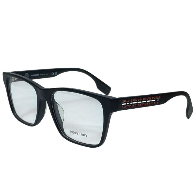 バーバリー B 2393-D 3464 55 17 145 眼鏡 メガネ アイウェア スクエアフレーム ロゴ フルリム アセテート ブラック BURBERRY