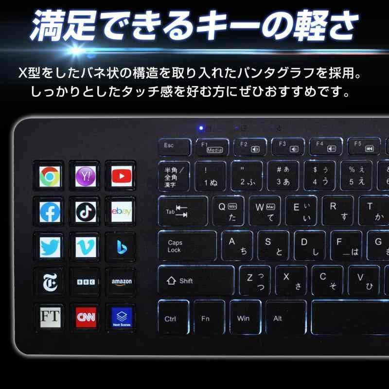 15個のカスタムLCDキー アプリで起動