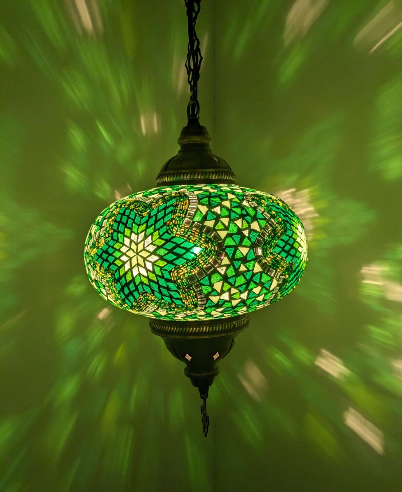 ☆NEW☆トルコ製 モザイクランプ(ペンダントタイプ) - メルカリ