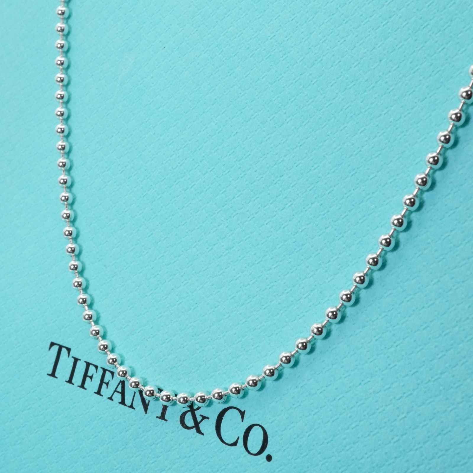ティファニー　ロング　ボールチェーン　ネックレス　ペンダント　Tiffany ティファニー TIFFANY ティファニー SV925 シルバー リターン