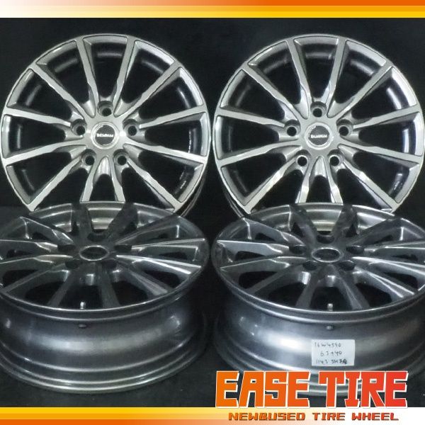 ブリヂストン BALMINUM AR12 16×6J 40 114.3 5H 平座 4本 90系 ノア ヴォクシー等