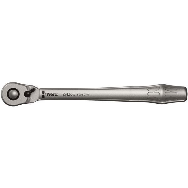WERA ヴェラ 差込角1|2DR ラチェットハンドル ソケット脱落防止機構付き 全長281mm 004064 工具 ツール DIY 作業工具 道具