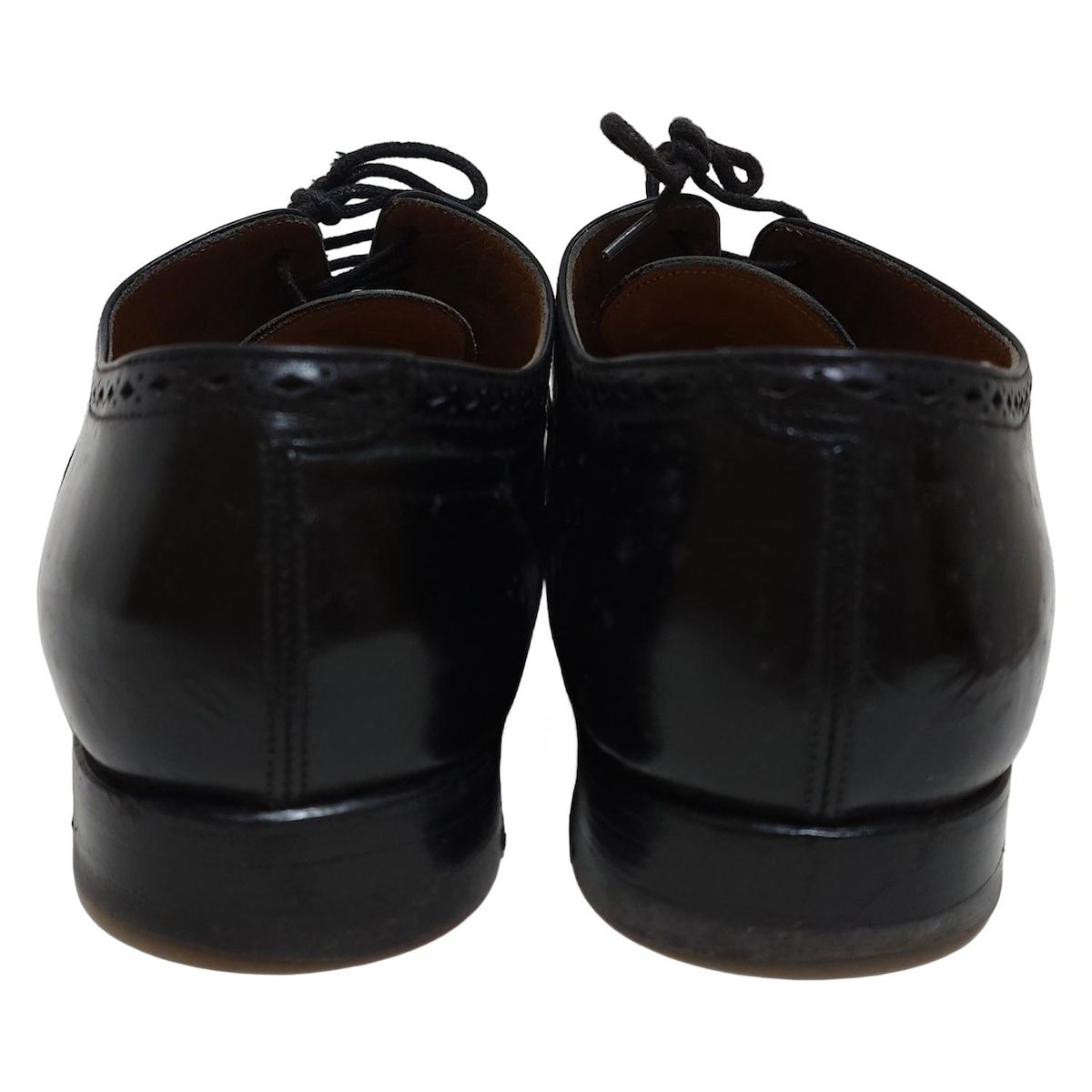SANTONI(サントーニ) シューズ 7 1/2 メンズ - 黒 ウィング