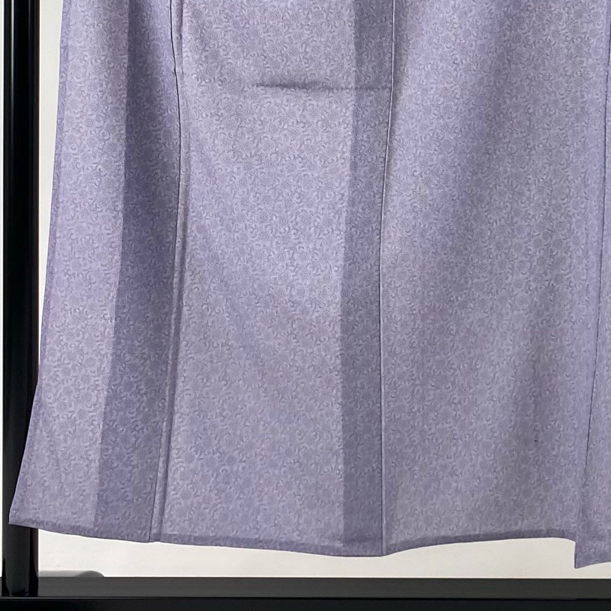 江戸小紋 身丈151.5cm 裄丈63cm S 単衣 古代菊 薄紫 正絹 逸品 【中古  