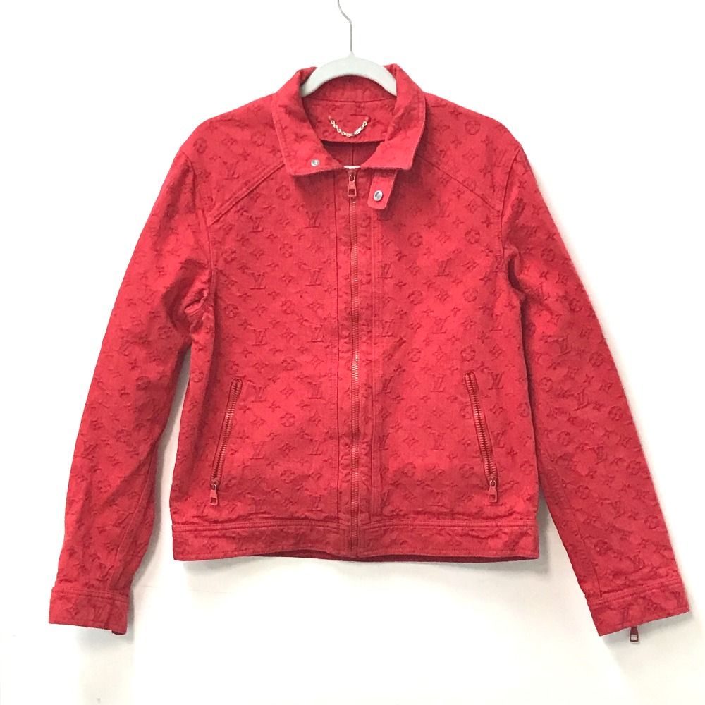 LOUIS VUITTON ルイヴィトン デニムジャケット ロゴ コットン - メルカリ