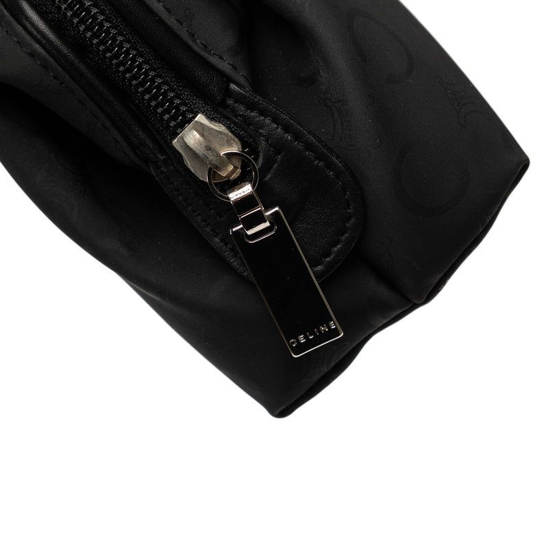 美品 ✨ セリーヌ　アクセサリーポーチ 黒マカダム CELINE - 美品 CELINE セリーヌ マカダム アクセサリー ポーチ