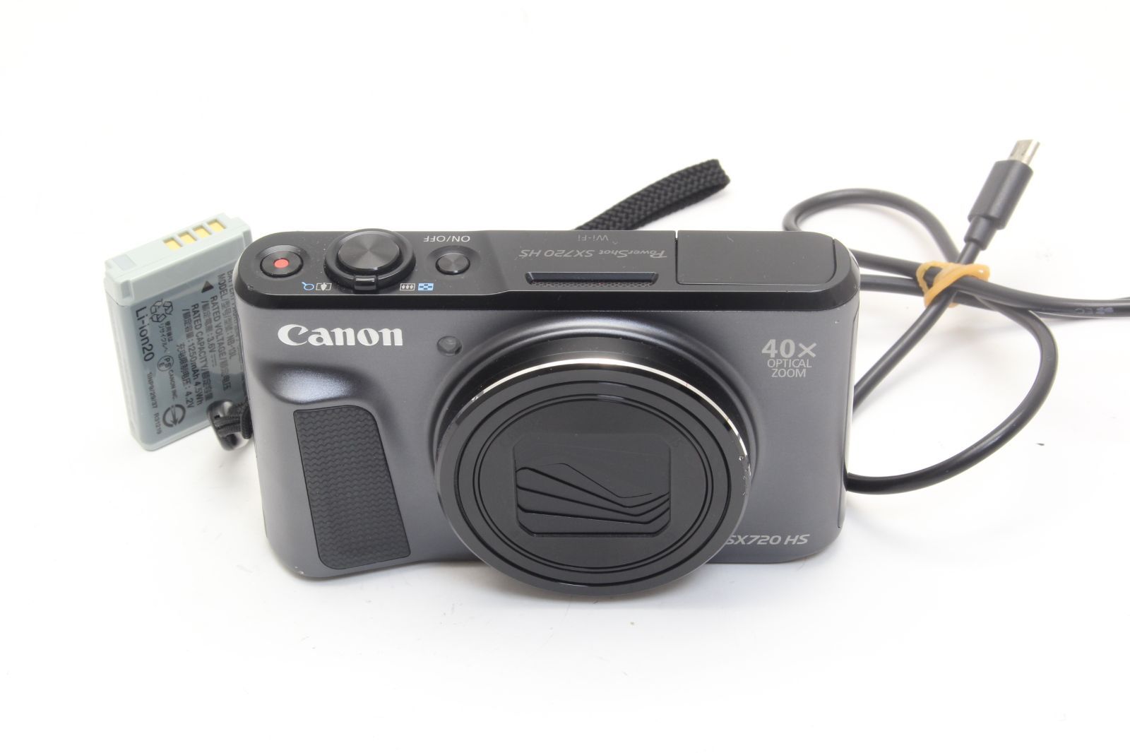 AB+ (良品) Canon キヤノン PowerShot SX720 HS ブラック 初期 AB+ (良品) Canon キヤノン PowerShot SX720 HS ブラック 初期