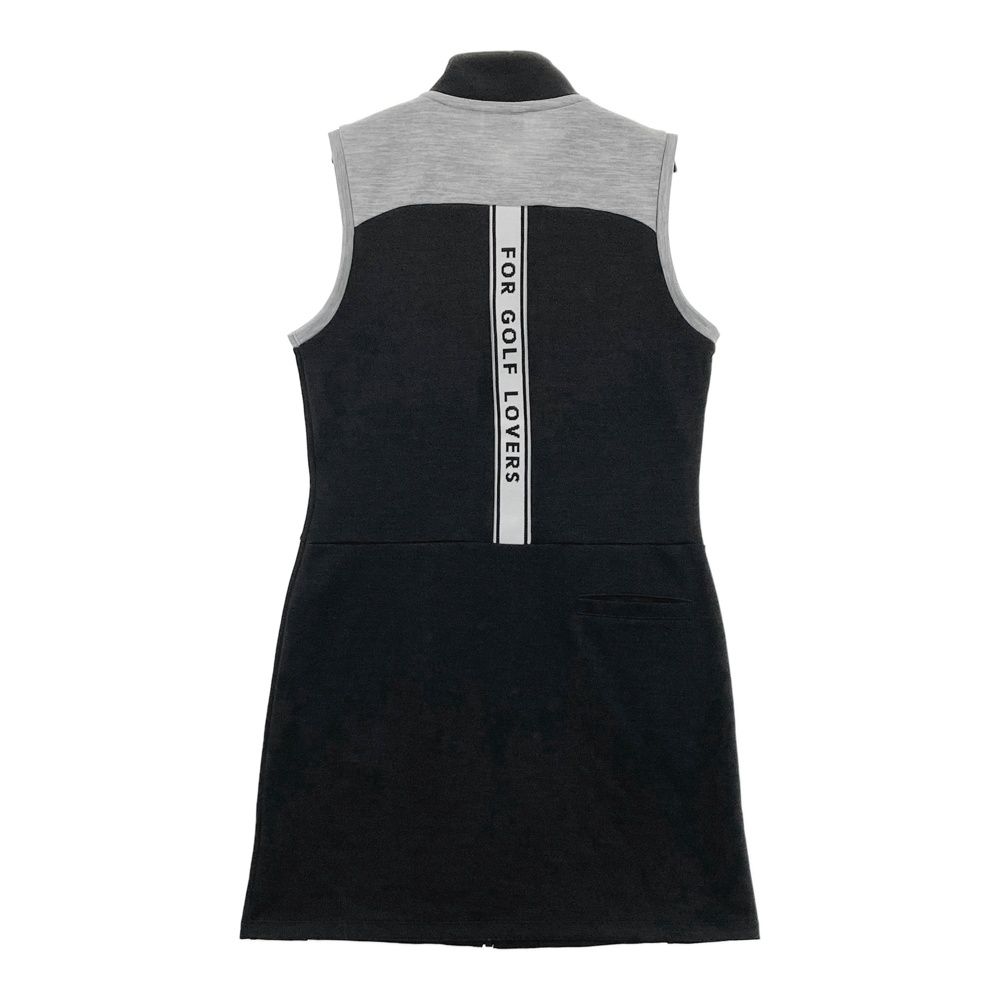 サイズ：L DESCENTE GOLF デサントゴルフ ノースリーブワンピース