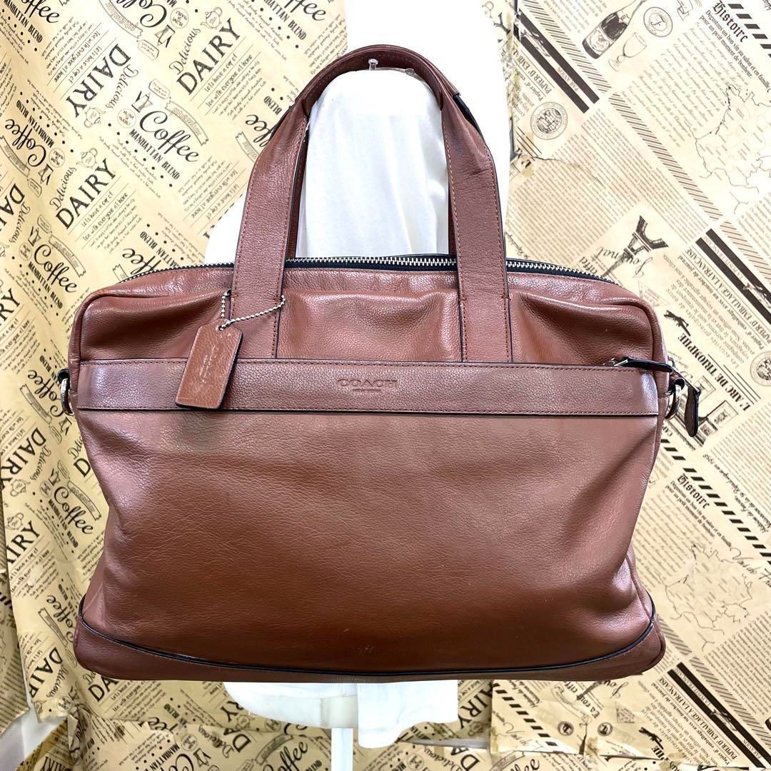 コーチ ハンドバッグ ブリーフケース ビジネス ショルダー 革 FW224 