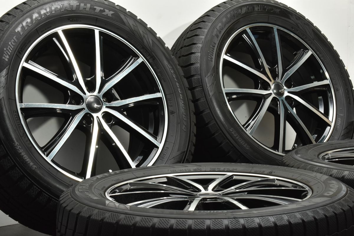 バリ溝 SPORT KRONE 18in 7J 48 PCD114.3 トーヨー ウィンタートランパスTX 235 60R18 CR-V エクストレイル CX-60 スタッドレス