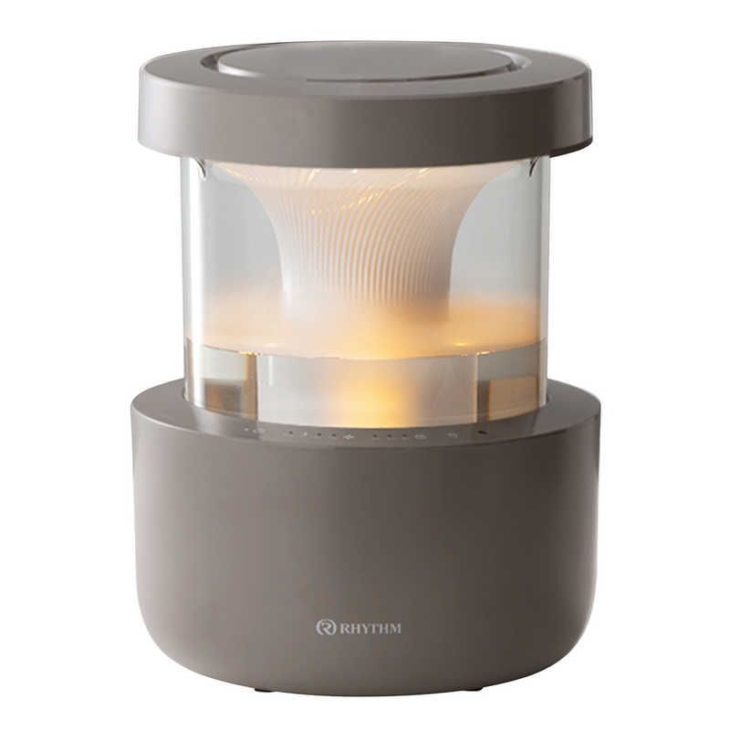送料無料 ♥ 未開梱 RHYTHM リズム MIST350 超音波式 ウォームグレー 9YYA29RH84