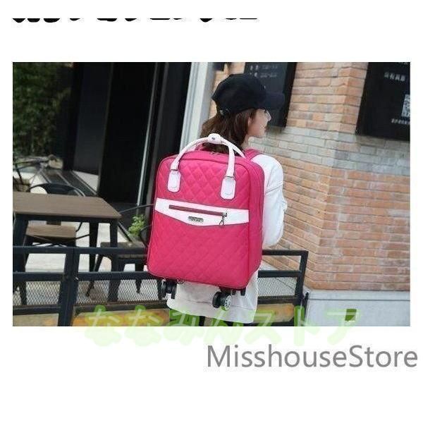 男女兼用キャリーバッグリュックリュックになるキャリー機内持ち込みレディースキャスター付きリュックリュックサック短期旅行カバン大人キ