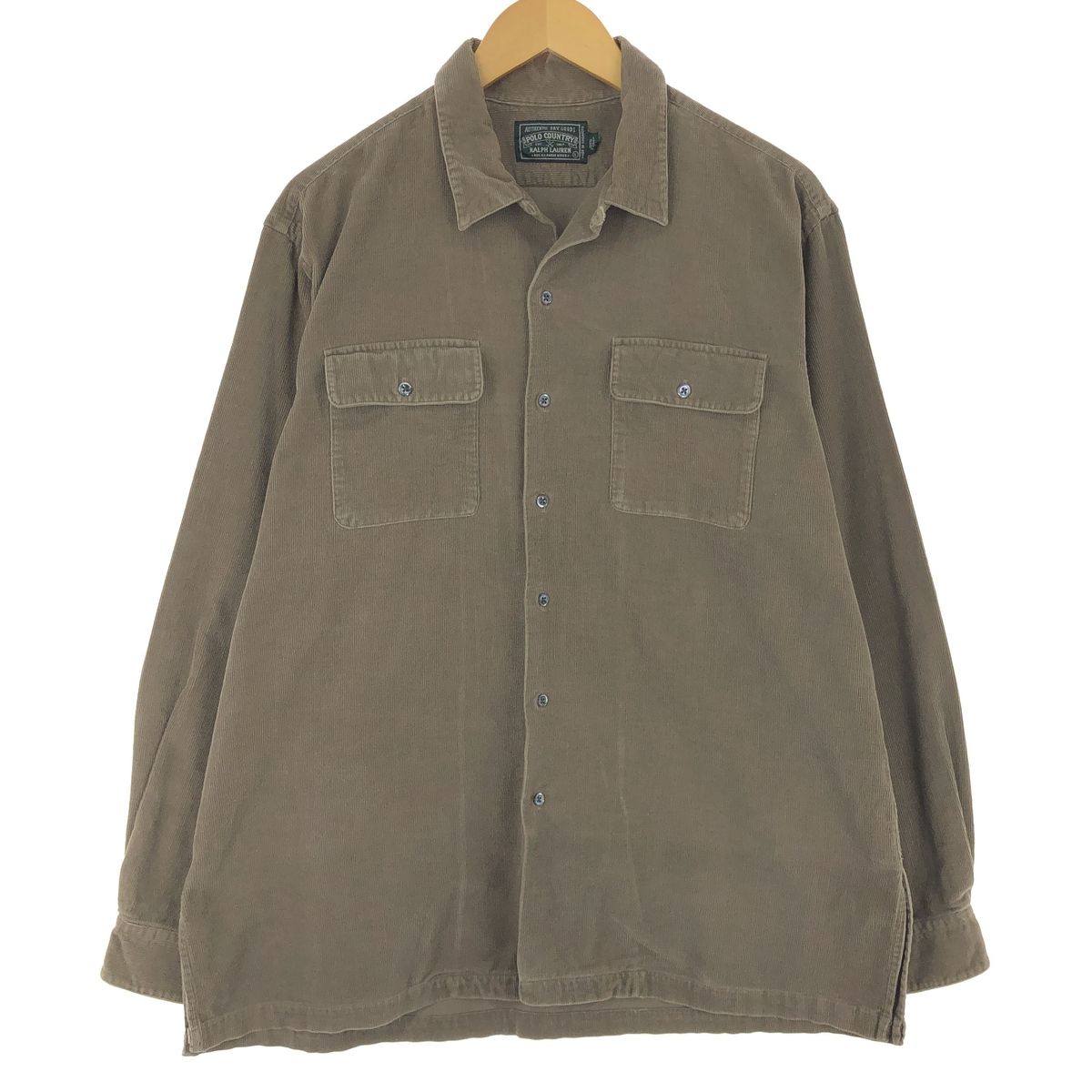 ラルフローレンカントリー シャツジャケット 古着 90年代 ラルフローレン Ralph Lauren POLO COUNTRY ポロ