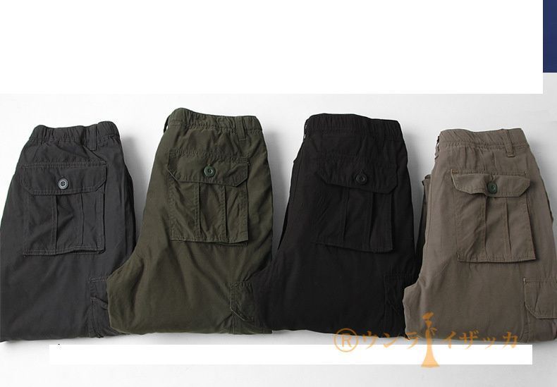 カーゴパンツ ミリタリーパンツ メンズ ボトムス ワークパンツ 作業着 コットン EKHG472