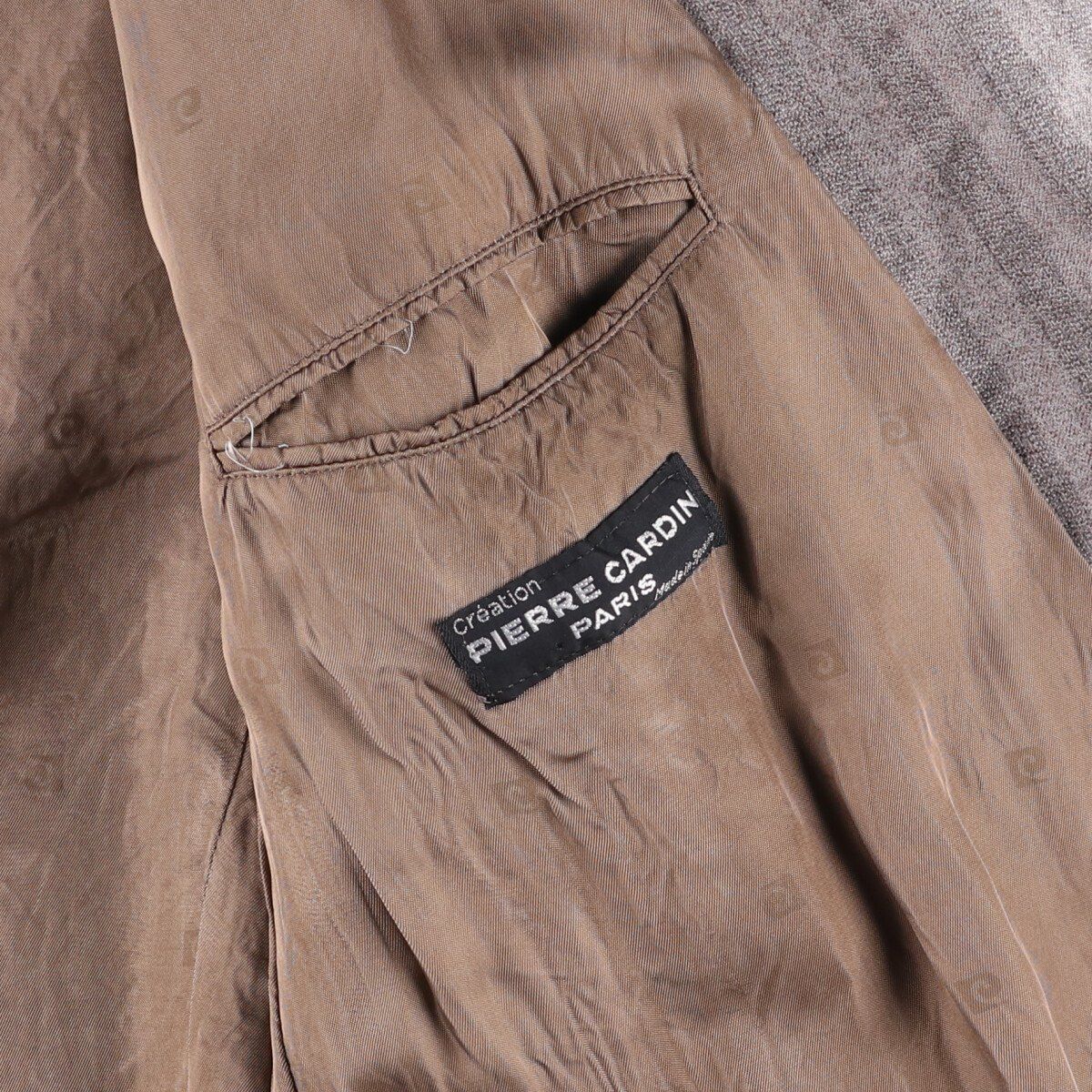 古着 ピエールカルダン Pierre Cardin PARIS ストライプ柄 ダブル 