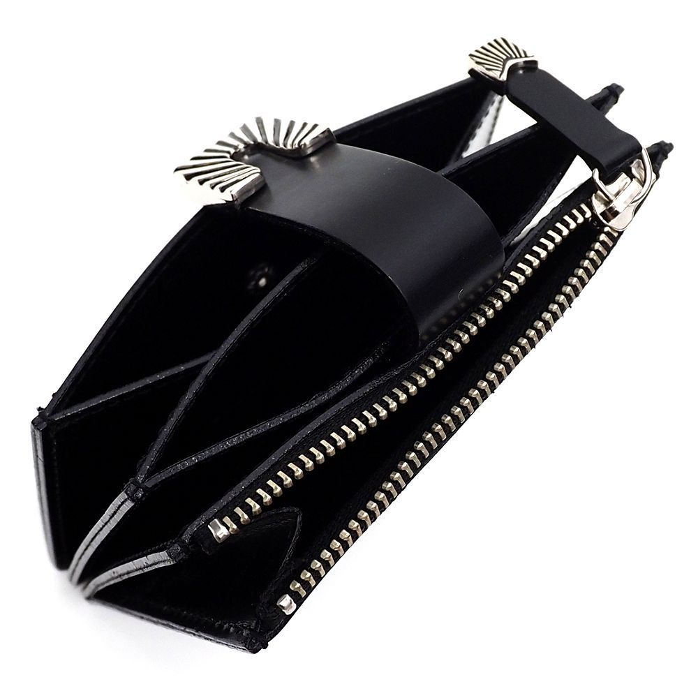 新品 TOGA TOO Leather wallet square tip ミニウォレット 財布