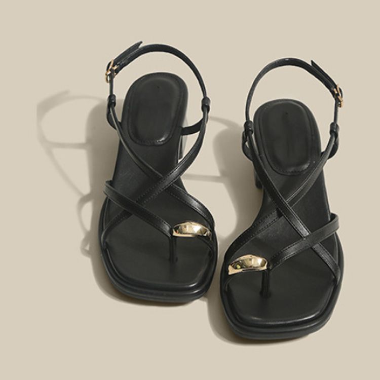 サンダル 未使用 レディース トングサンダル 5cm ローヒール