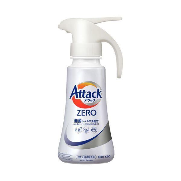 まとめ 花王アタックZERO 本体 ワンハンドタイプ 400g 1個 ×10セット