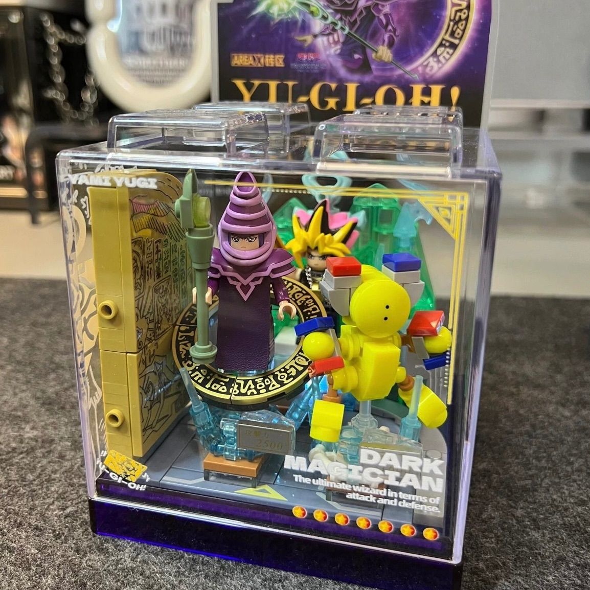 海外限定 遊戯王 ブロックフィギュア 玩具 LEGO 互換 海馬瀬戸 ブルー