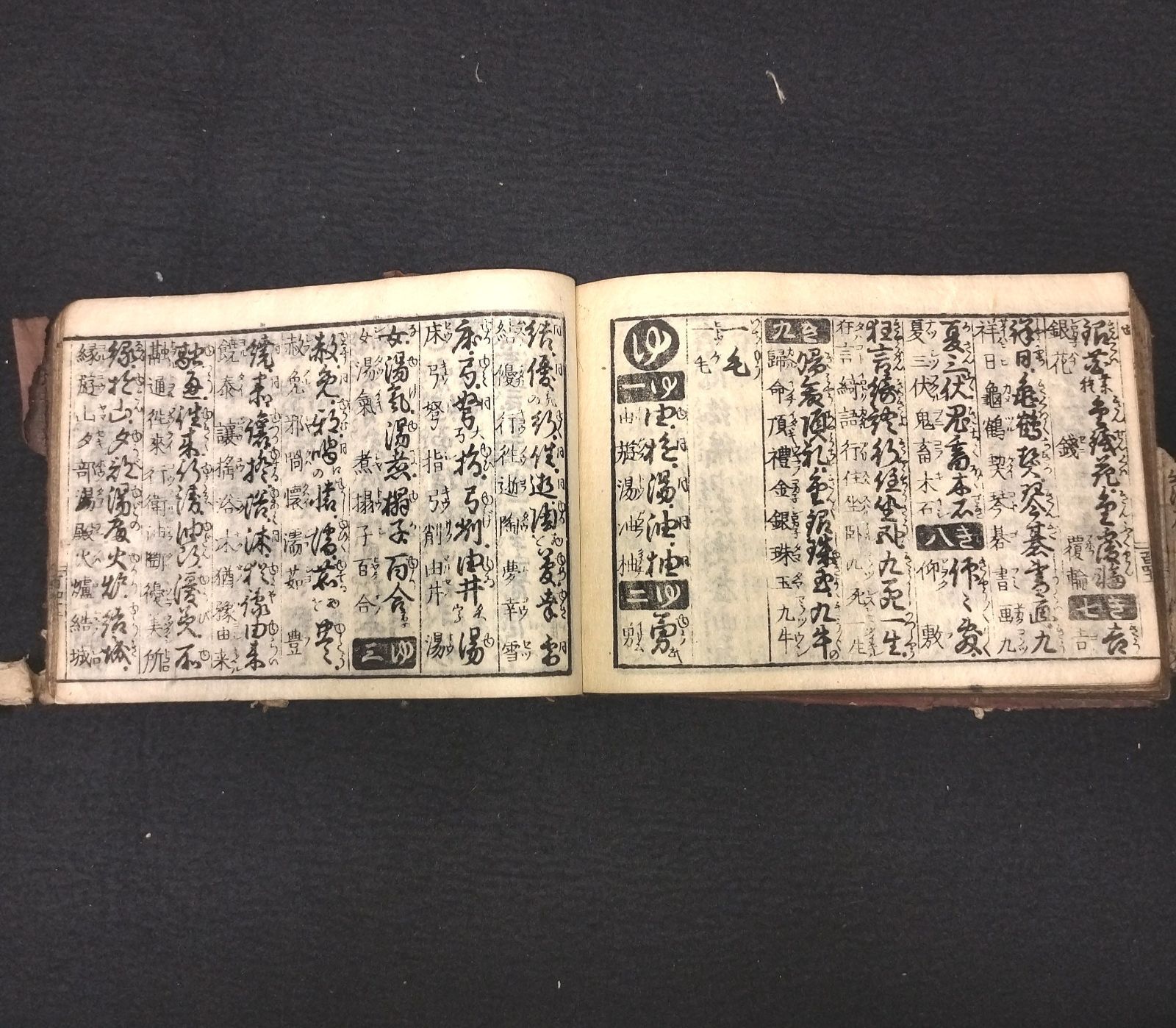 字典◇訂正早字引◇仮名引節用集 字書 漢字辞典 横本 厚本 江戸 時代物